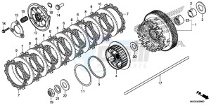 CB1100NAH UK - (E) drawing CLUTCH