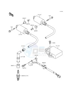 EN 500 C [VULCAN 500 LTD] (C1-C5) [VULCAN 500 LTD] drawing IGNITION SYSTEM