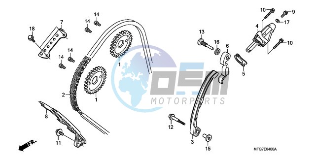 CAM CHAIN/TENSIONER