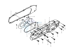 SHARK - 150 cc drawing CLUTCH COVER