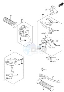 LT-A500XP drawing HANDLE LEVER