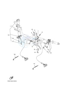 MT07A MT-07 ABS 700 (BU21) drawing HANDLE SWITCH & LEVER