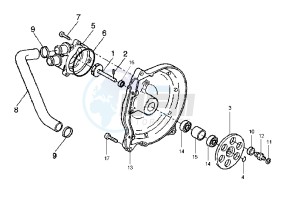 YQ AEROX 50 drawing WATER PUMP