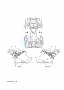 YFM700FWAD GRIZZLY 700 EPS (BDEA) drawing GRAPHICS