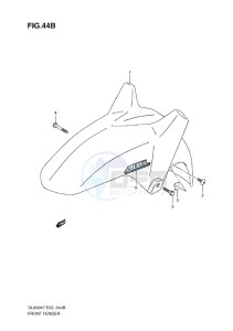 DL650 ABS V-STROM EU-UK drawing FRONT FENDER