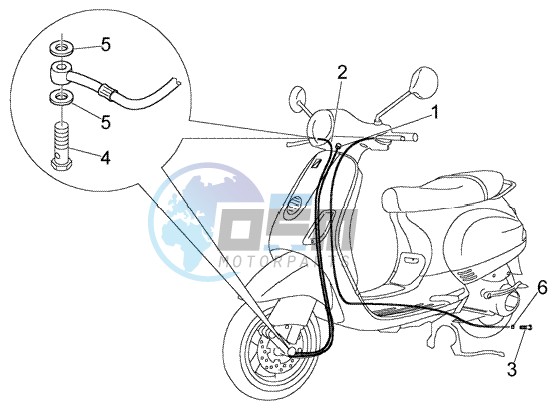 Transmissions-brake piping