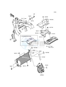 ER-6F_ABS EX650FDS XX (EU ME A(FRICA) drawing Radiator