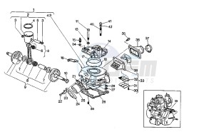 PLANET 125 drawing CRANKSHAFT-CYLINDER