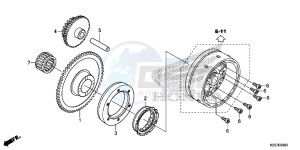 AFS110CSFF CB1000R 2ED - (2ED) drawing STARTING CLUTCH