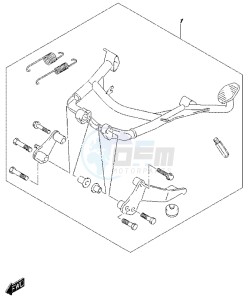 DL650 drawing OPTIONAL (CENTER STAND SET)