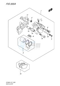 SFV 650 GLADIUS EU drawing REAR CALIPER