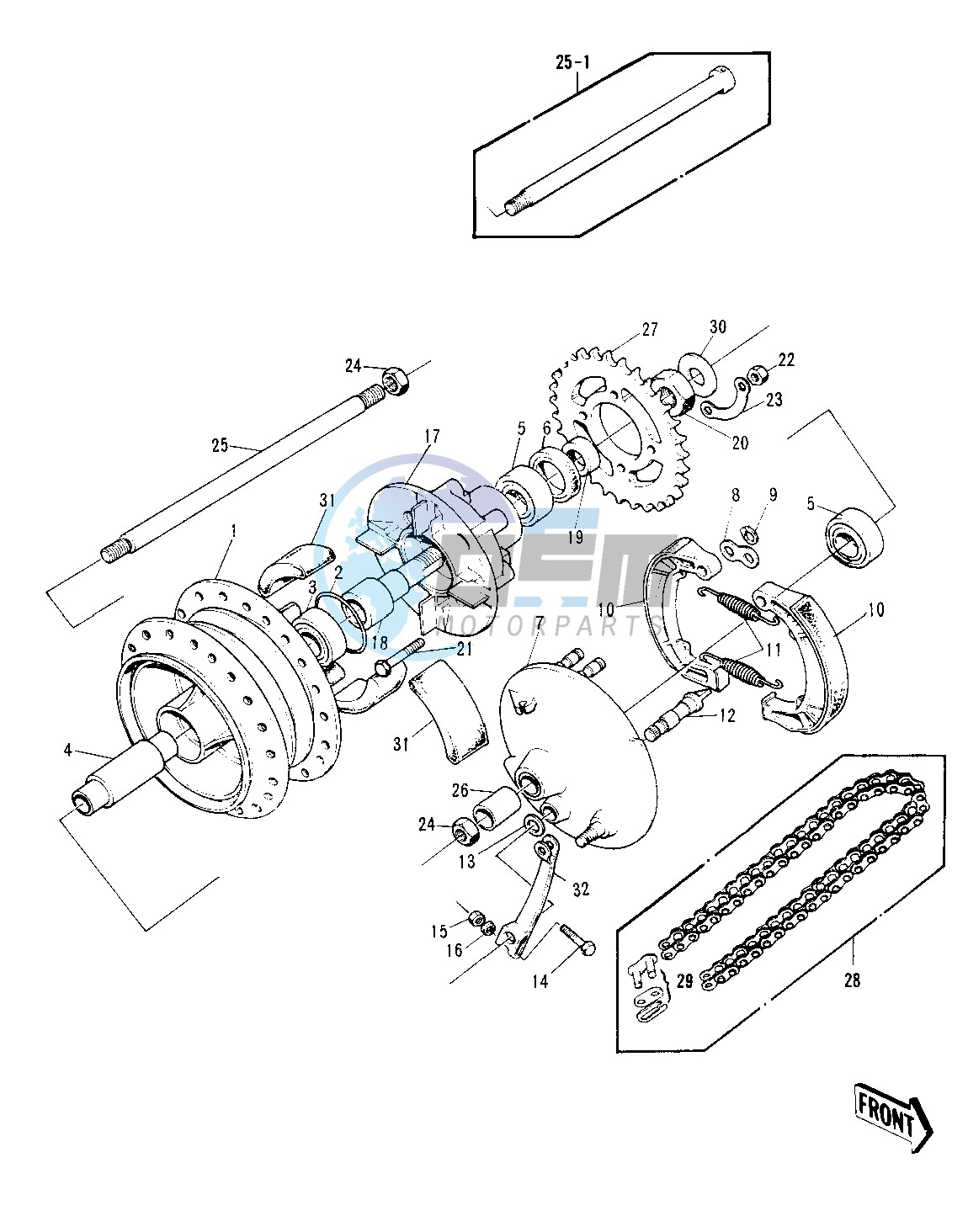 REAR HUB_BRAKE_CHAIN