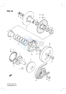 UH125 BURGMAN EU drawing TRANSMISSION (1)