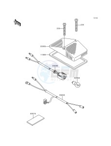 KDX 200 E [KDX200] (E4-E6)) [KDX200] drawing TAIL LAMP