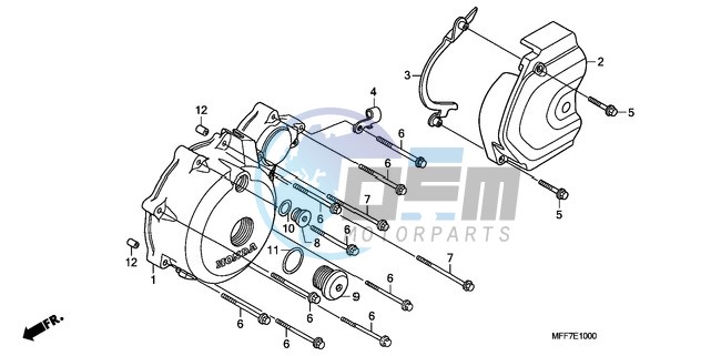 LEFT CRANKCASE COVER