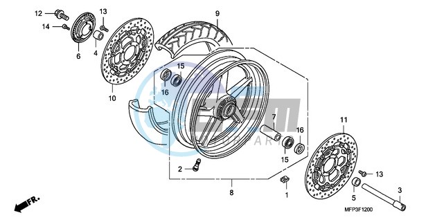 FRONT WHEEL