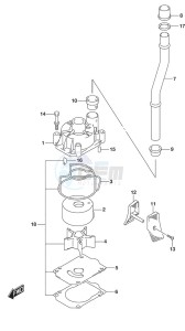 DF 175 drawing Water Pump