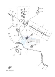 XT1200ZE SUPER TENERE ABS (2KB1 2KB2) drawing FRONT MASTER CYLINDER 2