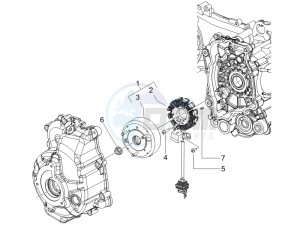 GTS 125 4T E3 drawing Flywheel magneto