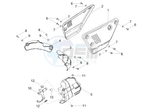 V7 III Racer 750 e4 (EMEA) drawing Central body