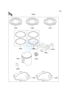 KX 65 A [KX65] (A1-A5) [KX65] drawing OPTIONAL PARTS-- TOP END KIT- -