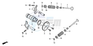 NVS503SH 502 drawing CAMSHAFT/VALVE