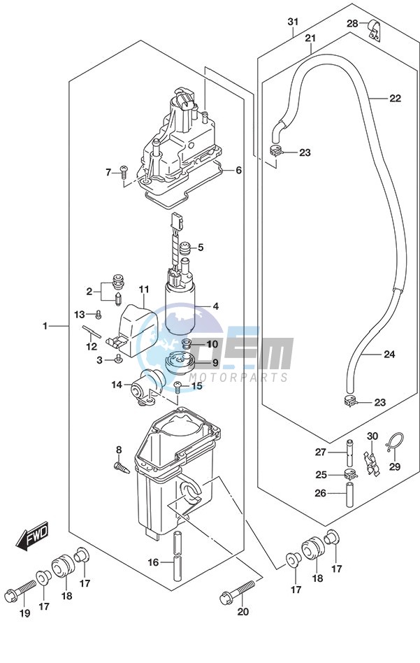 Fuel Vapor Separator