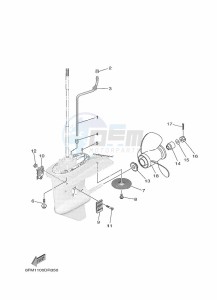 F20GEP drawing PROPELLER-HOUSING-AND-TRANSMISSION-2