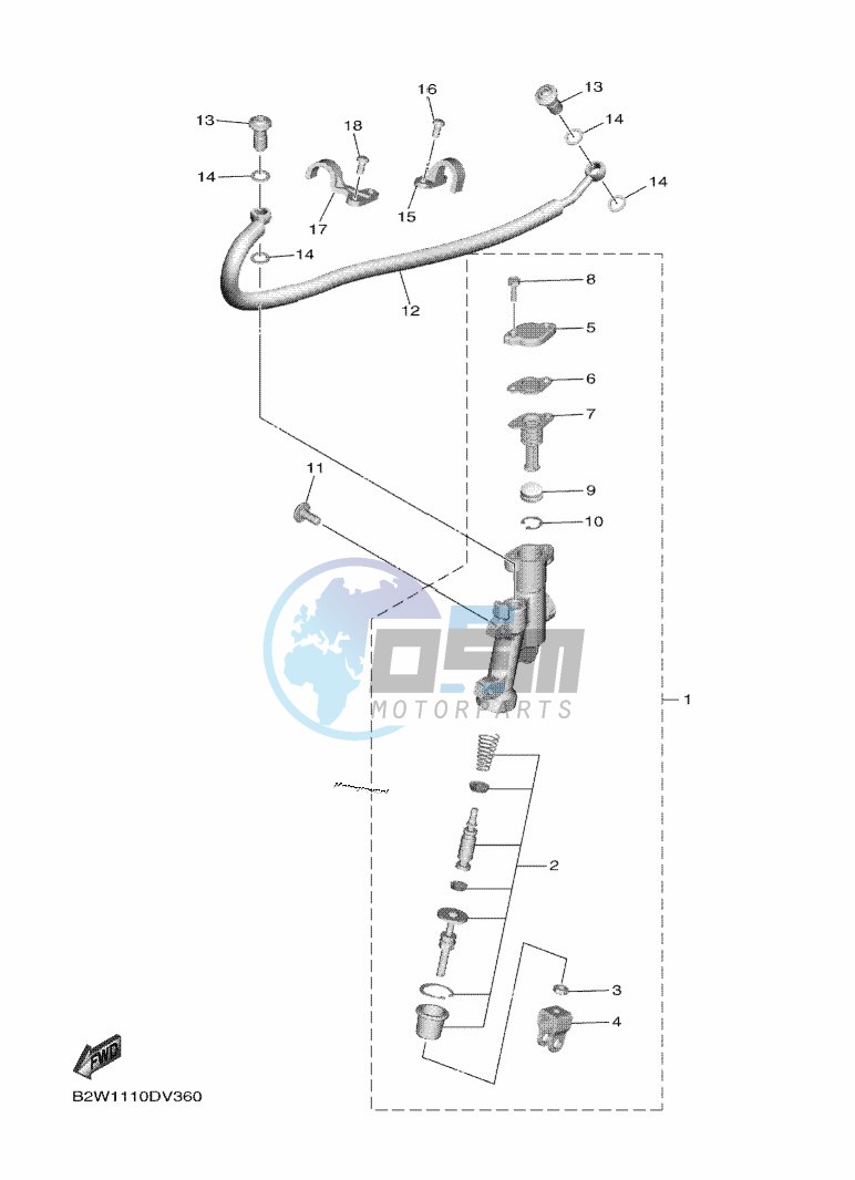 REAR MASTER CYLINDER