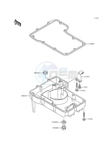 ZX 600 D [NINJA ZX-6] (D1) [NINJA ZX-6] drawing OIL PAN