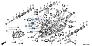 VFR800FH 2ED - (2ED) drawing SWINGARM