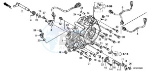 TRX420TM9 Australia - (U / 2WD) drawing REAR CRANKCASE COVER