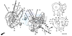 VT750CA9 Europe Direct - (ED / MME) drawing CRANKCASE