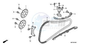 FJS400D9 F / CMF 2F drawing CAM CHAIN/TENSIONER