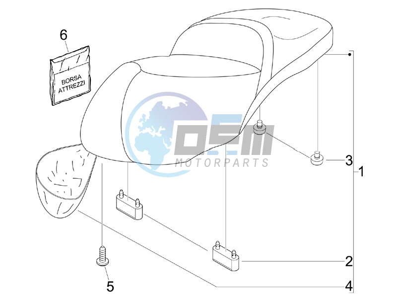 Saddle seats - Tool roll