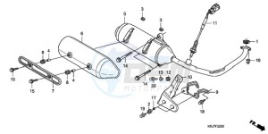 FES1509 Europe Direct - (ED) drawing EXHAUST MUFFLER