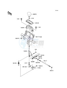 KVF750 4x4 KVF750A6F EU GB drawing Control