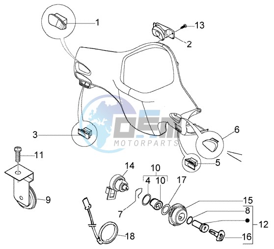 Handlebar switches