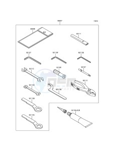 Z800 ABS ZR800DGFA UF (UK FA) XX (EU ME A(FRICA) drawing Owner's Tools