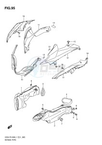 GSX-R1000 (E21) drawing INTAKE PIPE