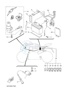 YZF-R125A YZF-R125 ABS R125 (5D7X 5D7X 5D7X 5D7X 5D7X) drawing ELECTRICAL 1