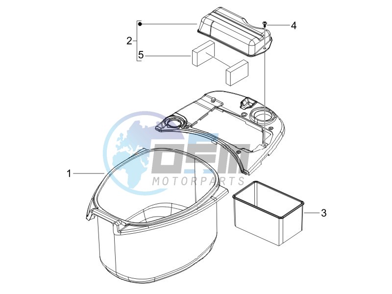 Helmet housing - Undersaddle