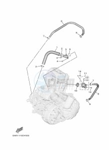 YXE850EN YX85EPAP (BANU) drawing WATER PUMP