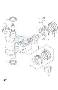 DF 20A drawing Crankshaft