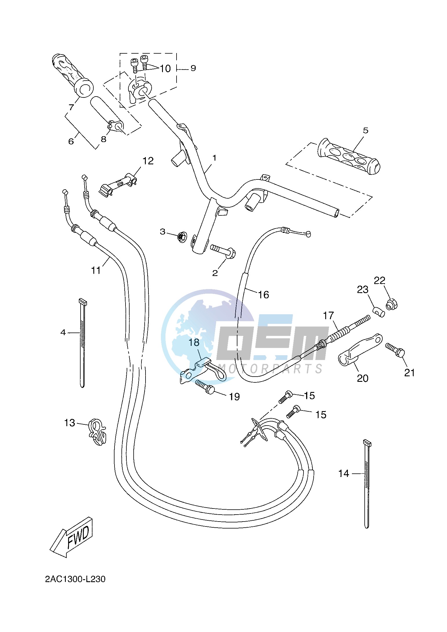 STEERING HANDLE & CABLE