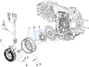 Nexus 500 e3 (UK) UK drawing Flywheel magneto