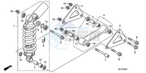 CBR1000RR9 UK - (E / MKH TRI) drawing REAR CUSHION