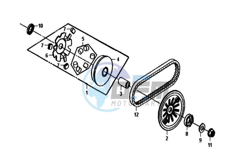 MOVABLE FLANGE / V-BELT