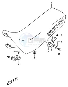 DR350 (V-W-X) drawing SEAT