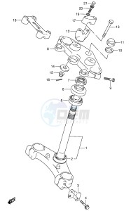 VX800 (E4) drawing STEERING STEM